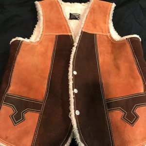 Vintage Suede Vest  Boho style